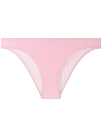 Natasha Zinko Logo Print Bikini Bottoms - Pink