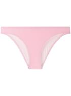 Natasha Zinko Logo Print Bikini Bottoms - Pink