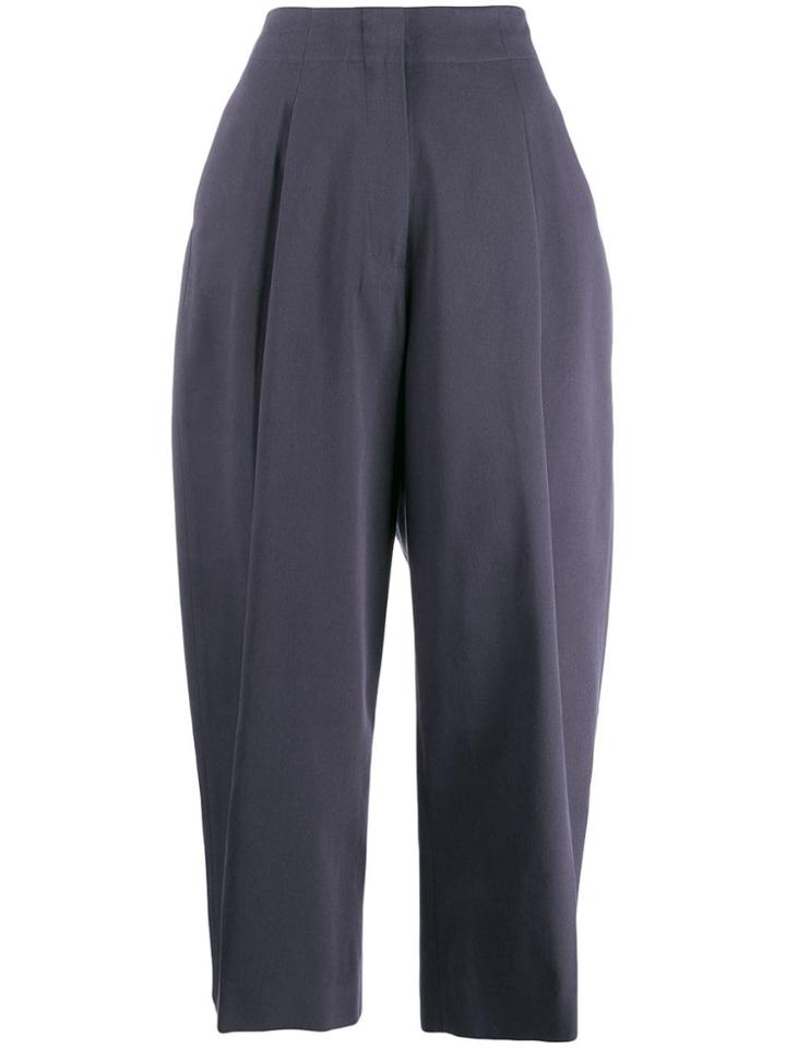 Studio Nicholson Dordoni Cropped Trousers - Grey