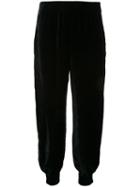 Nehera - Velvet Effect Tapered Trousers - Women - Viscose - 34, Black, Viscose