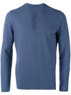 Zanone - Button Up Sweatshirt - Men - Cotton - 50, Blue, Cotton