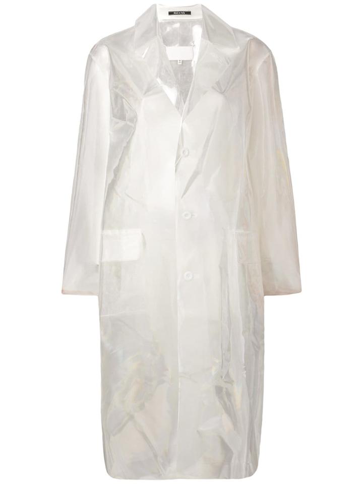 Maison Margiela Transparent Raincoat - Nude & Neutrals