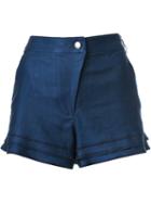 Manning Cartell Utility Shorts, Women's, Size: 8, Blue, Linen/flax/polyester/viscose
