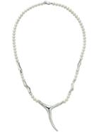 Shaun Leane Silver Branch Pearl Necklace, Women's, Metallic, Sterling Silver