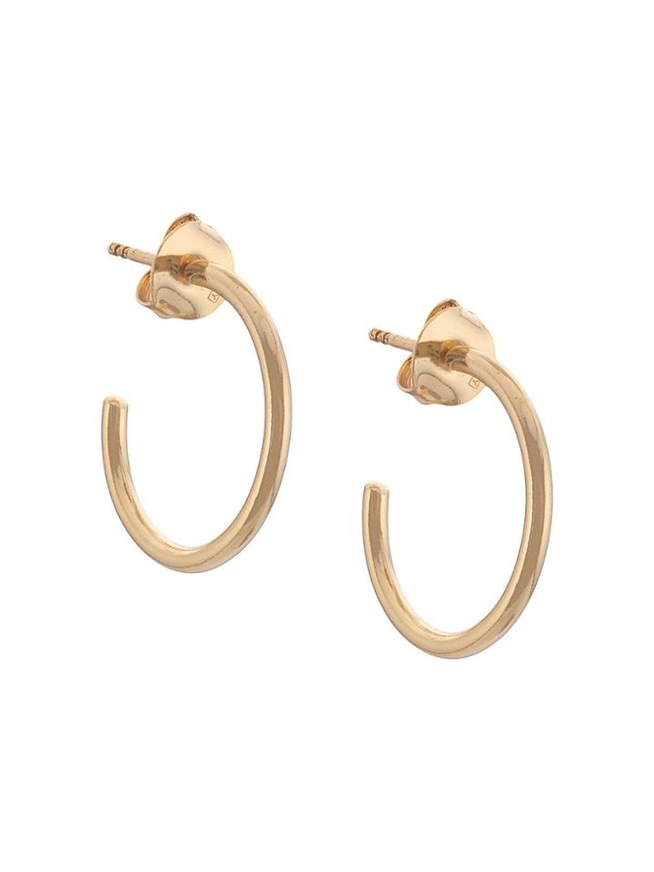 Mm6 Maison Margiela Small Hoop Earrings - Gold
