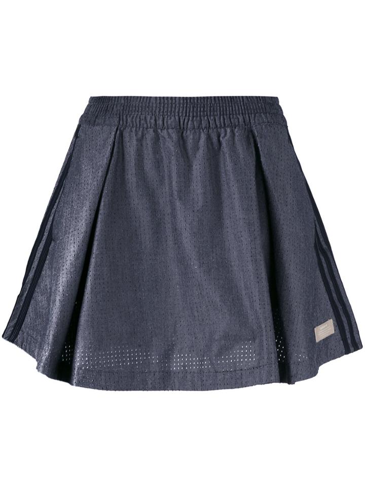 Adidas Pleated Short Skirt - Grey
