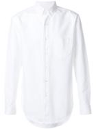 Palm Angels - Button-down Ripped Shirt - Men - Cotton - 52, White, Cotton