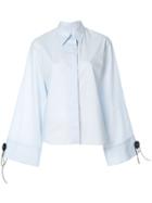 Mm6 Maison Margiela Contrast Button Shirt - Blue