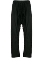 Isaac Sellam Experience Drawstring Drop-crotch Trousers - Black