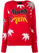Philipp Plein Aloha Plein Sweatshirt - Red