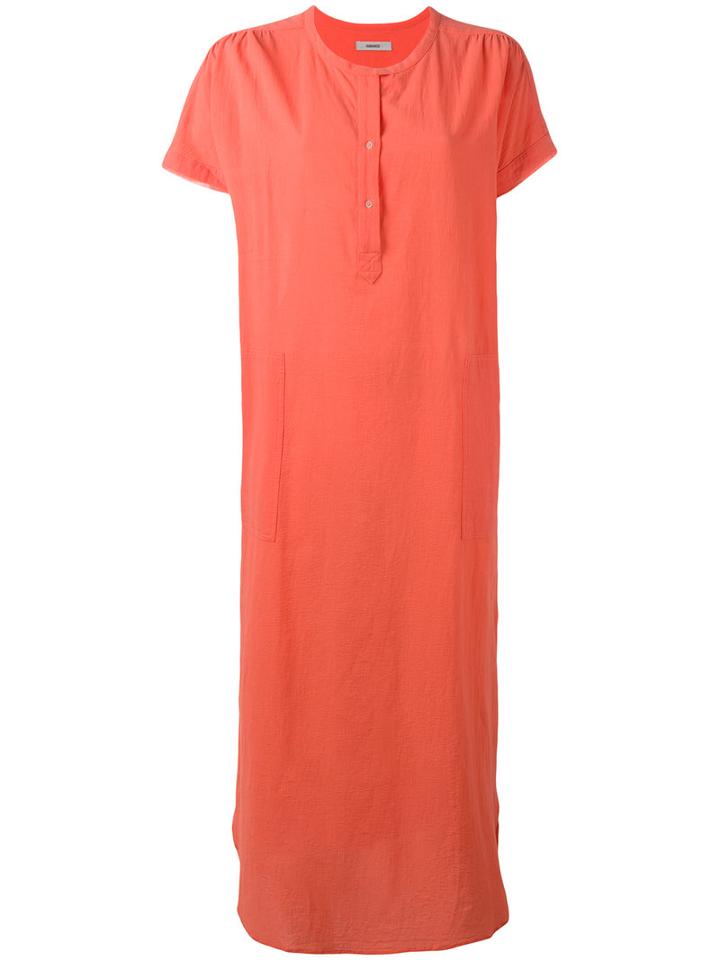 Humanoid Shift Maxi Dress, Women's, Size: Small, Yellow/orange, Cotton
