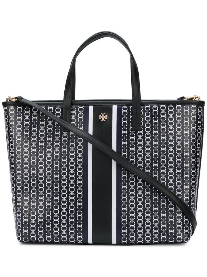 Tory Burch Gemini Link Small Tote - Black