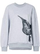 Ioana Ciolacu Bird Print Sweater - Grey