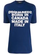 Dsquared2 Born In Canada T-shirt - Blue