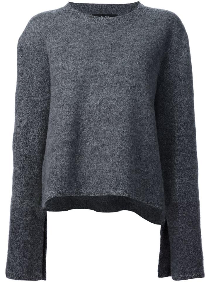 Ellery Flared Sleeves Jumper, Women's, Size: Small, Grey, Merino