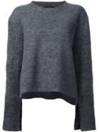 Ellery Flared Sleeves Jumper, Women's, Size: Small, Grey, Merino