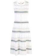 Carolina Herrera Knitted Midi Dress - White