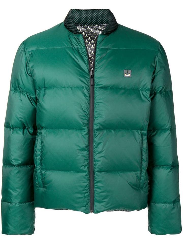 Fendi Zipped Padded Jacket - Green