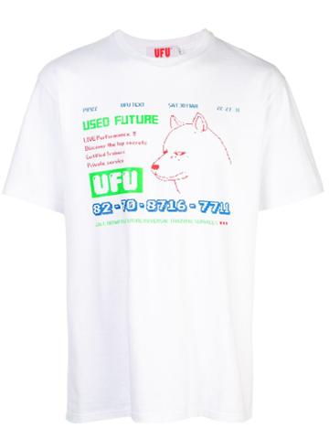 Used Future Graphic Print T-shirt - White