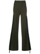 Ann Demeulemeester Mildred Embroidered Trousers - Nude & Neutrals