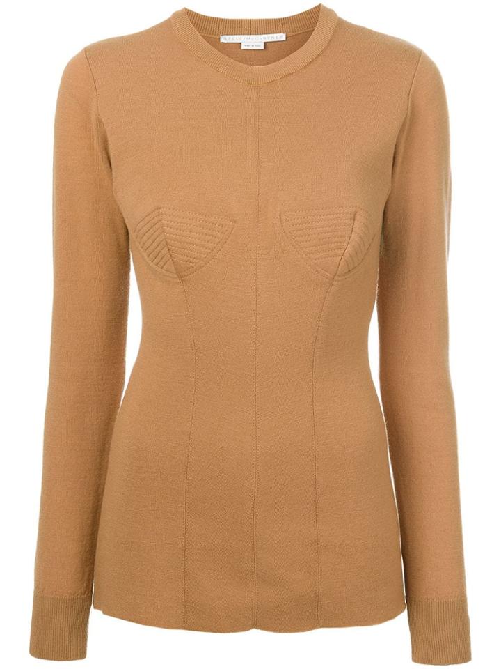 Stella Mccartney Crew Neck Sweater - Neutrals
