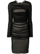 Tom Ford Draped Mid-length Dress - Black