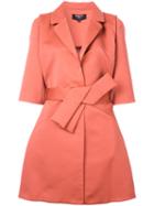Paule Ka - Short Sleeve Coat - Women - Polyester - 46, Women's, Pink/purple, Polyester