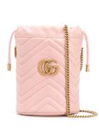 Gucci Double G Bucket Bag - Pink
