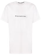F.a.m.t. All You Need Is Less T-shirt - White
