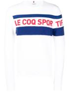 Le Coq Sportif Long-sleeved Logo T-shirt - White
