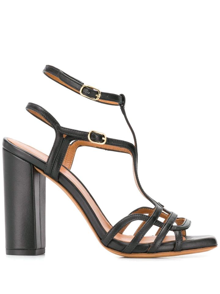 Chie Mihara Edel Heeled Sandals - Black