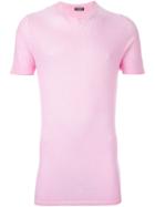 Dsquared2 Underwear Round Neck T-shirt, Men's, Size: Xxl, Pink/purple, Cotton/linen/flax