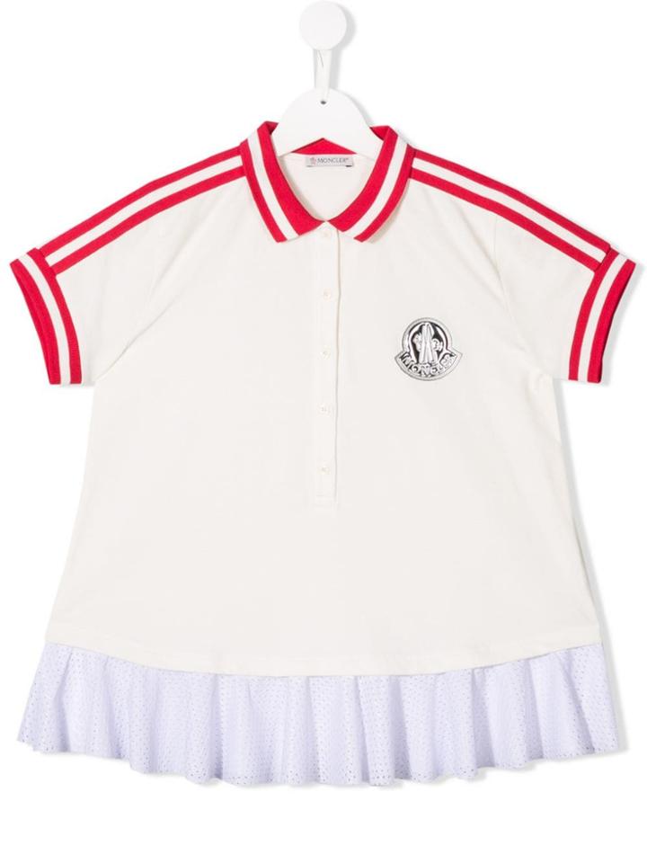 Moncler Kids Polo T-shirt - White