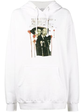 Jean-michel Basquiat X Browns Rome Pays Off Bullet Print Hoodie -
