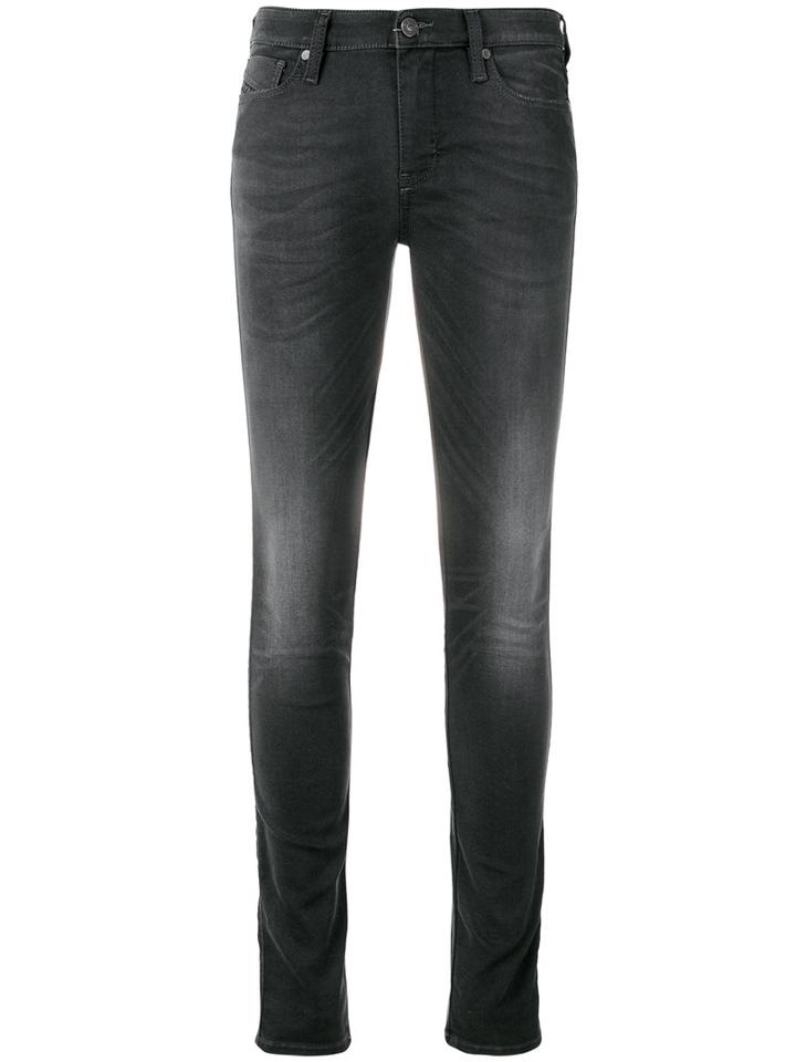 Diesel Skinny Jeans, Women's, Size: 27, Grey, Cotton/polyester/spandex/elastane