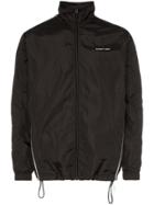 Off-white Nylon Zip Jacket - Black