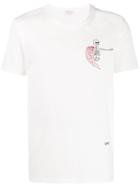 Alexander Mcqueen Stitched Skeleton T-shirt - White