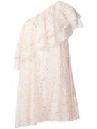 Rachel Zoe Asymmetric Ruffle Dress