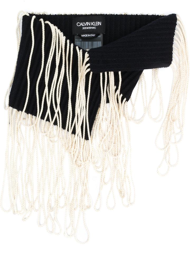 Calvin Klein 205w39nyc Fringed Scarf - Blue