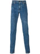 Saint Laurent Slim Fit Jeans, Men's, Size: 29, Blue, Cotton/spandex/elastane