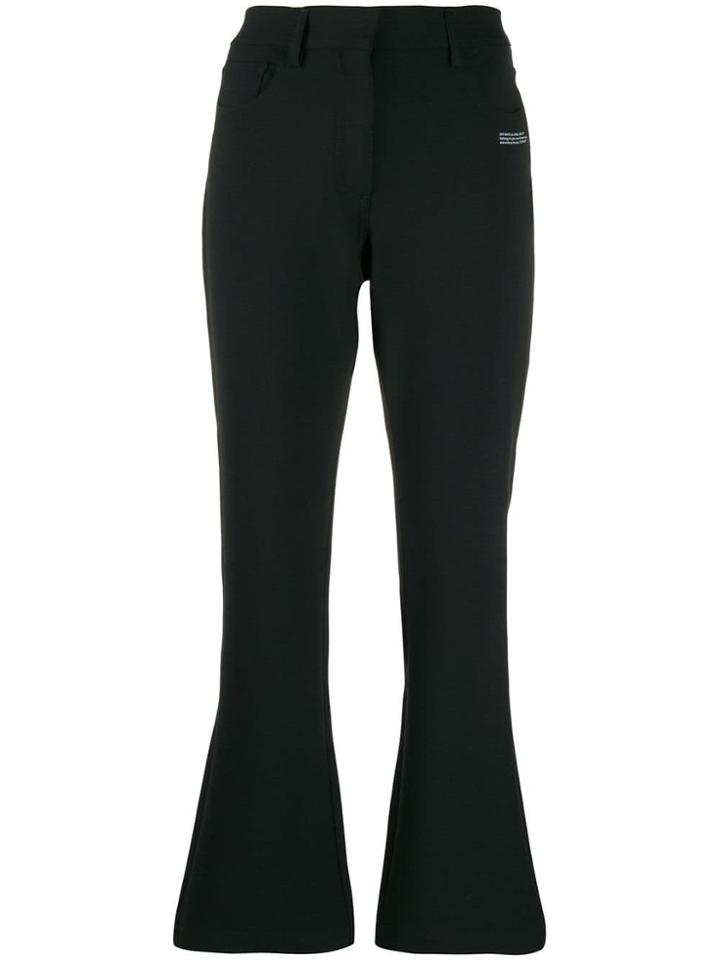 Off-white Tailored Cropped Trousers - Black