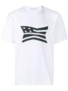 Calvin Klein Jeans American Flag Printed T-shirt - White