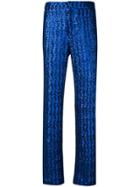 Pt01 Sequin Trousers - Blue