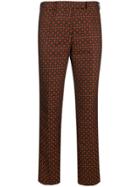 Etro Geometric Jacquard Trousers - Black