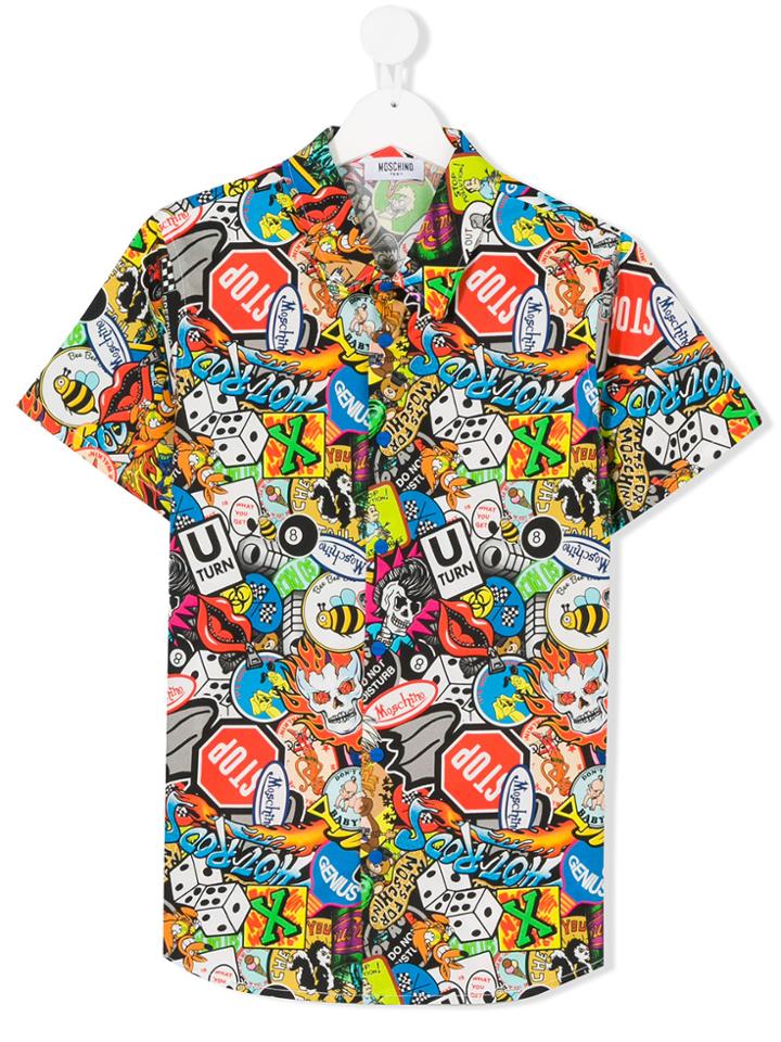 Moschino Kids Pop Art Shirt - Multicolour