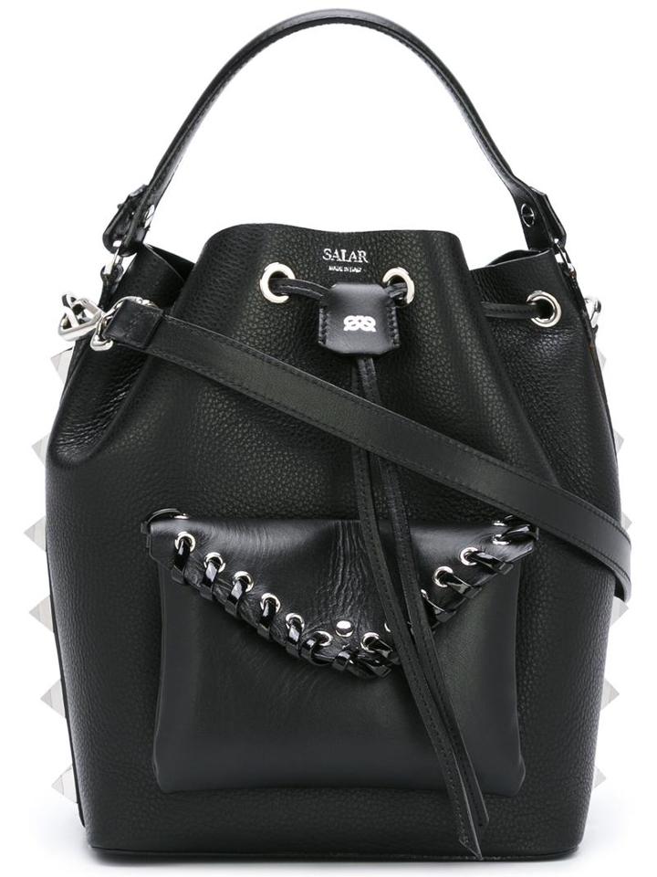 Salar Bucket Shoulder Bag, Women's, Black
