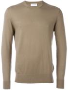 Ballantyne Crew Neck Pullover, Men's, Size: 48, Brown, Cotton