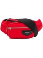Givenchy Zipped Waist Bag - Red