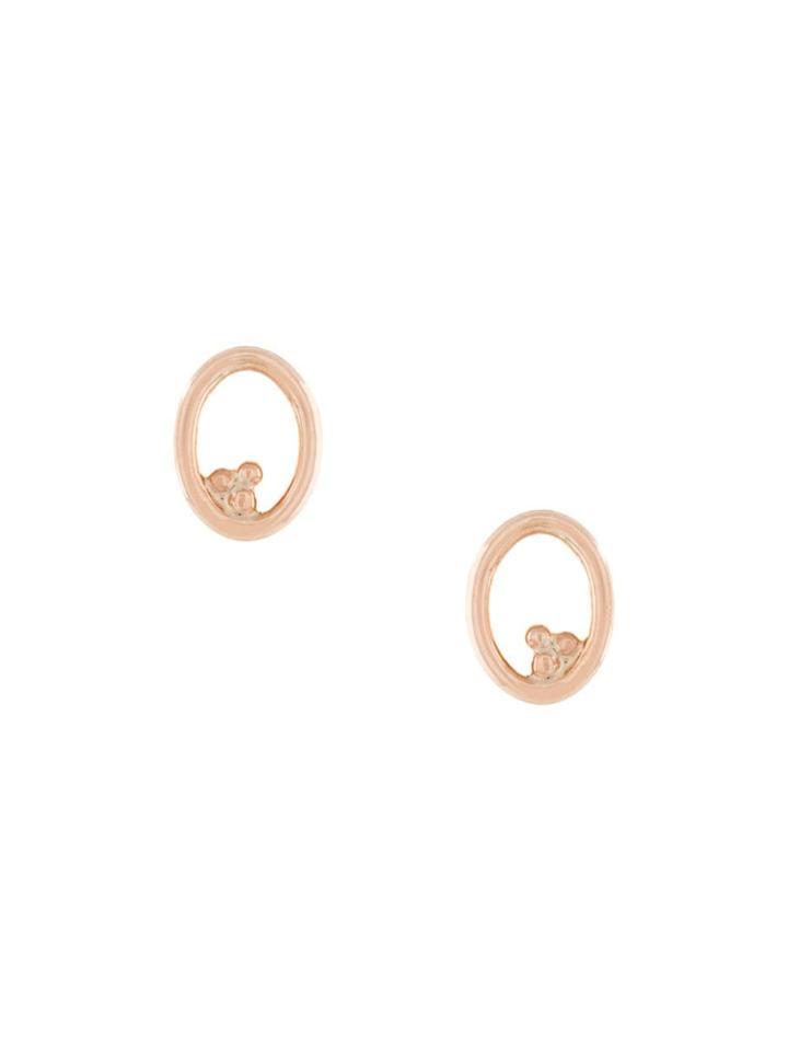Natalie Marie 9kt Rose Gold Kadhi Studs