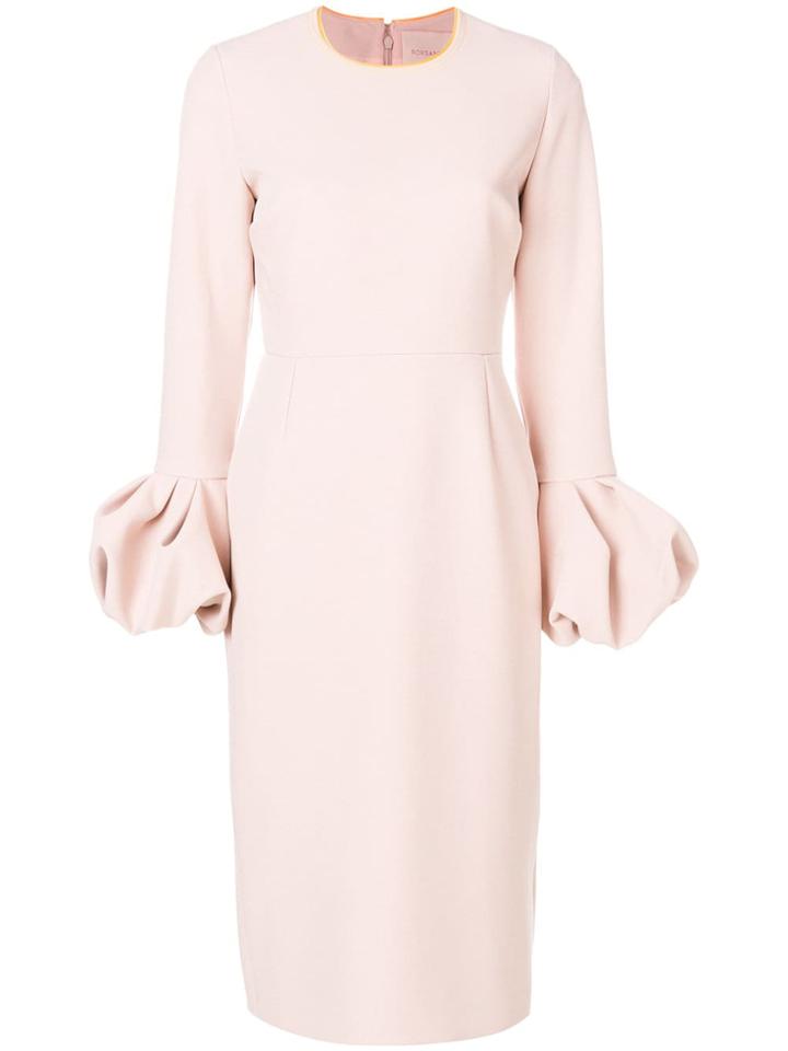 Roksanda Puffball Cuff Dress - Neutrals